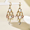 Brass Hollow Hoop Earrings XQ6023-1-1