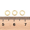 Brass Closed Jump Rings KK-D257-01G-03-3