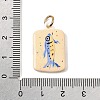 Printing 304 Stainless Steel Pendants STAS-K304-13F-G-3