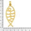 Alloy Big Pendants AL-CBA65B2-02A-G-4
