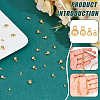 40Pcs 4 Styles Brass Charms KK-BC0013-80-4