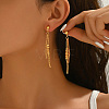 Brass Dangle Stud Earrings for Women KA1939-1-3