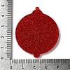 Printed Christmas Theme Acrylic Pendants OACR-L018-07B-3