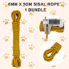 50M Round Twisted Jute Cord OCOR-WH20006-14C-2