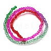Transparent Painted Glass Beads Strands LS-DGLA-A034-T1mm-A24-5