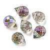 Electroplated Glass Beads LS-EGLA-K062-01A-FR03-1