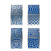 Fingerinspire 4Pcs 4 Style 304 Stainless Steel Cutting Dies Stencils DIY-FG0002-15-3