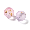 Frosted Transparent Acrylic Beads X1-OACR-F013-13J-2