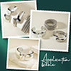 1 Set CCB Plastic Bangles Sets for Women BJEW-SP0001-36-5