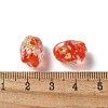 Handmade Foil Lampwork Beads Strands FOIL-Z001-06C-4