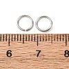 Tarnish Resistant 304 Stainless Steel Open Jump Rings STAS-N015-10-6x0.8mm-3