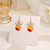 Easter Alloy & Enamel Dangle Earrings FS-WG08BA2-05-1