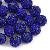 Grade A Rhinestone Pave Disco Ball Beads RB-Q100-9-1