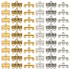   84Pcs 6 Styles Alloy Chandelier Components Links FIND-PH0020-20-1