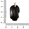 Natural Obsidian Carved Pendants GG-CBA5963-01E-NH-3