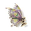 Fairy & Butterfly Enamel Brooch Pins JEWB-A041-02AG-02-1