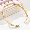 Bamboo Joint 304 Stainless Steel Bangles for Women BJEW-Z092-01G-3