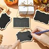 30Pcs 3 Styles Mini Wooden Hanging Chalkboard HJEW-CJ0001-04-6