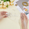 Polyester Fascinator Mesh Face Veil AJEW-CY0002-99-3