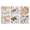 32Pcs 16 Style 304 Stainless Steel Stud Earring Findings STAS-CW0001-08-20