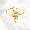 304 Stainless Steel Cuff Rings for Women RJEW-B118-01G-2