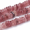 Natural Strawberry Quartz Beads Strands G-G841-B04-1