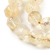 Natural Citrine Beads Strands G-NH0021-A28-02-4