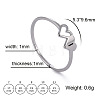 304 Stainless Steel Finger Rings for Women Men FS-WGB974C-25-1