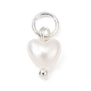 ABS Imitation Pearl Bead Charms PALLOY-JF04111-3