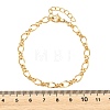 304 Stainless Steel Infinity Link Chain Bracelets BJEW-D458-05G-4