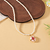 1Pc Brass Enamel Locket Pendants FIND-TA0010-71B-7