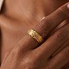 Brass Finger Rings for Women KK-CBA8D1E-01G-1