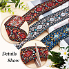 5.46M 3 Styles Ethnic Style Embroidery Polyester Ribbons SRIB-WR0001-03-4