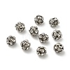 7mm Brass Crystal Rhinestone Beads KK-S519-01B-P-1