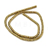 Electroplated Synthetic Non-magnetic Hematite Beads Strands G-K361-A04-01-2
