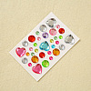 Acrylic Rhinestone Self-Adhesive Stickers WG39676-03-1