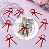 Velvet Bowknot Napkin Rings AJEW-WH0077-173-4