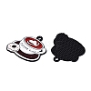 Baking Paint Alloy Enamel Pendants PALLOY-T093-20-2