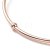 201 Stainless Steel Hollow Out Heart Bangle BJEW-P285-01RG-2