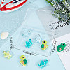 10Pcs 5 Style Silicone Beads SIL-SC0001-14-7