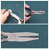1Pc Carbon Steel Jewelry Pliers for Jewelry Making Supplies AJEW-SC0001-43-5