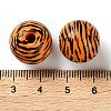 Printed Wood European Beads WOOD-Z002-06A-3