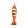 Brass Enamel Pendants KK-H527-05A-P03-1