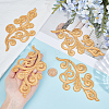 5Pairs Embroidery Thread Clothing Patches PATC-GF0001-97C-3