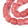 Cherry Quartz Glass Beads Strands G-Q608-10N-4