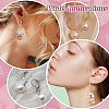 80Pcs 2 Colors 304 Stainless Steel Leverback Earring Findings STAS-ME0001-26-5