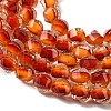 Two Tone Resin Beads Strands GLAA-T035-02I-2