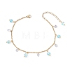 304 Stainless Steel Link Chain Anklets AJEW-AN00699-03-2