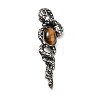 Natural Tiger Eye Big Pendants G-B033-06AS-13-2