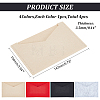 WADORN 4Pcs 4 Colors Wool Felt Envelope Purse Insert Organizer FIND-WR0006-71B-2